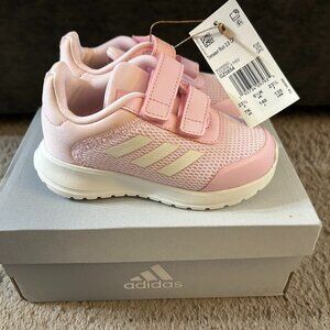 NEW WITH TAGS- Adidas "Tensaur Run 2.0" Toddler Girl's Size 7 Sneakers
